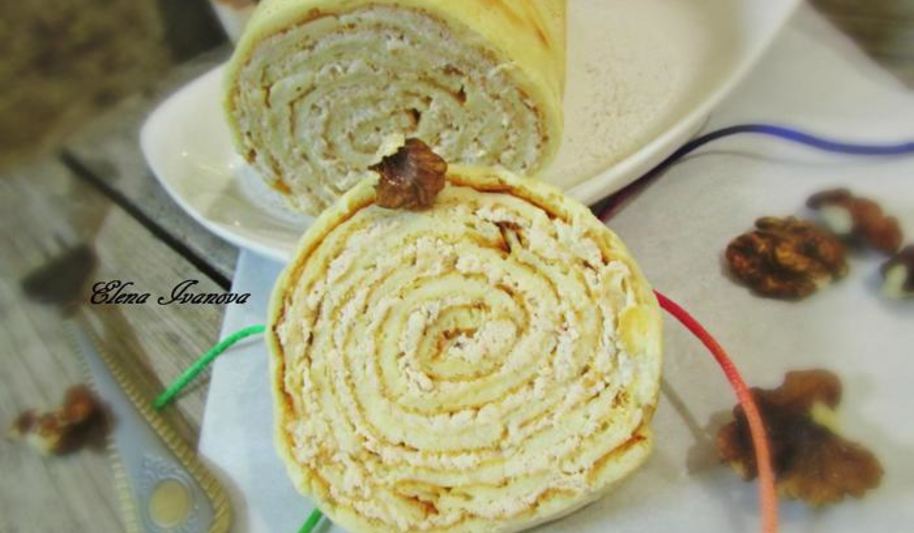 Рецепт праздничного сырного рулета с курицей