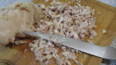 праздничный сырный рулет с курицей