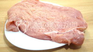 рулет из индейки с беконом