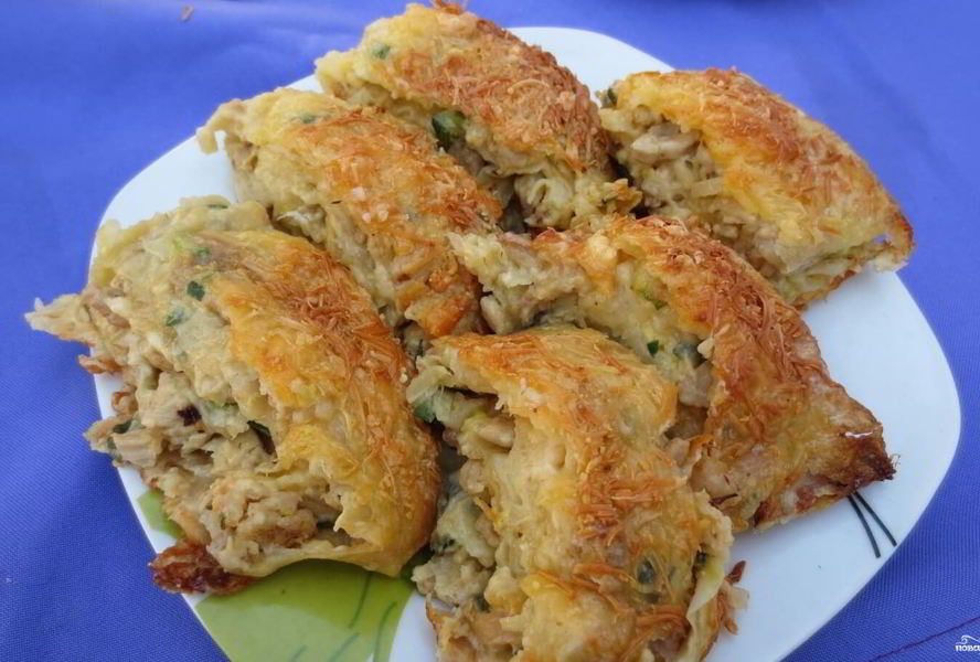 Рулет из лаваша с яйцом и сыром