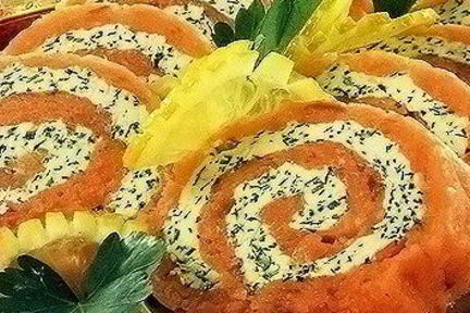 Рулет из лосося