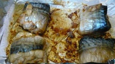 рулет из скумбрии и горбуши