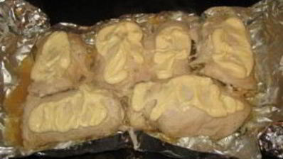 рулет куриный с грибами и сыром