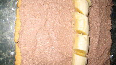 рулет с бананом