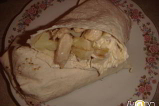 Рулет с картошкой и курицей Бабанах
