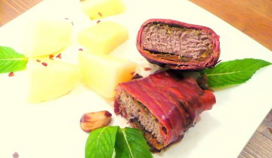 Рецепт рулета с ветчиной и розмарином