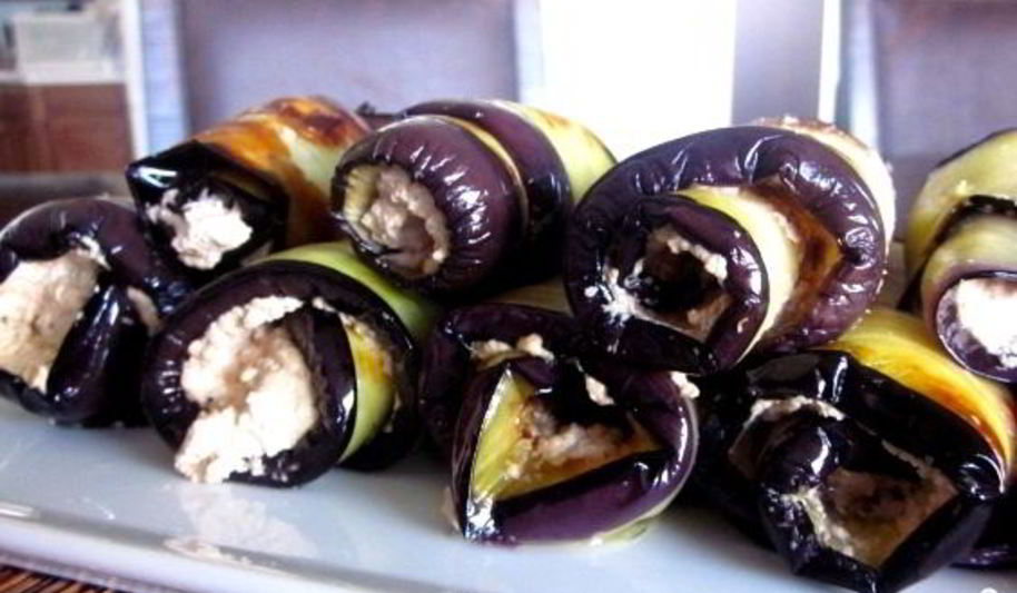 Рецепт рулетиков из баклажанов по-грузински