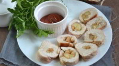 рулетики из индейки с начинкой в духовке
