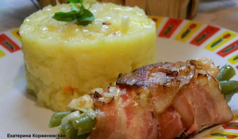 Рецепт рулетиков с фасолью