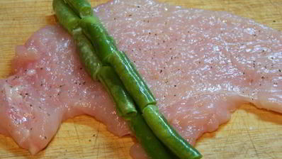 рулетики с фасолью