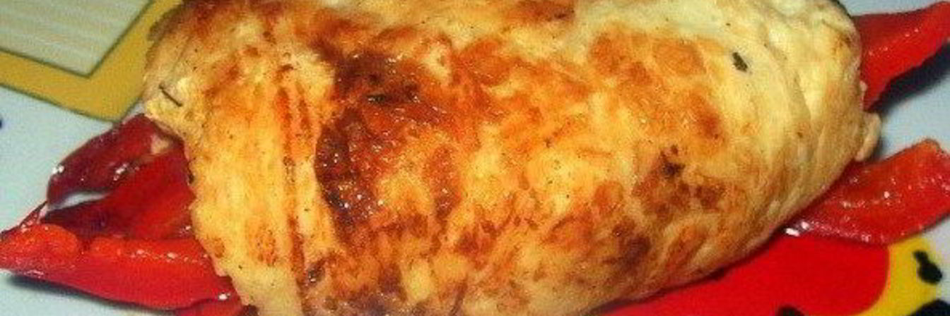 Рулеты из курицы со сладким перцем