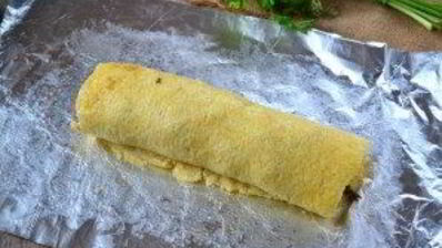 сырный рулет на новый год