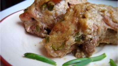 сюрреалистичные мясные рулетики под прованским соусом