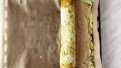 яично капустный рулет с куриным фаршем