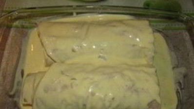 запеченный рулет из лаваша