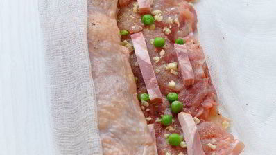 руляда из курицы с болгарским перцем