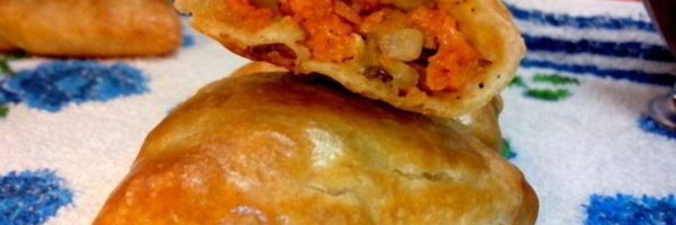 Ковок самса с тыквой и салом