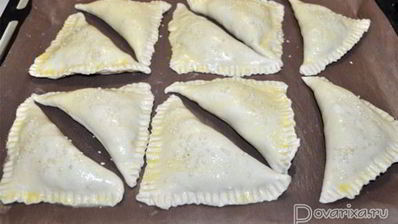 самса из готового слоеного теста