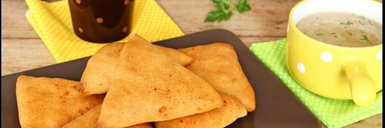 Самса на сметанном тесте