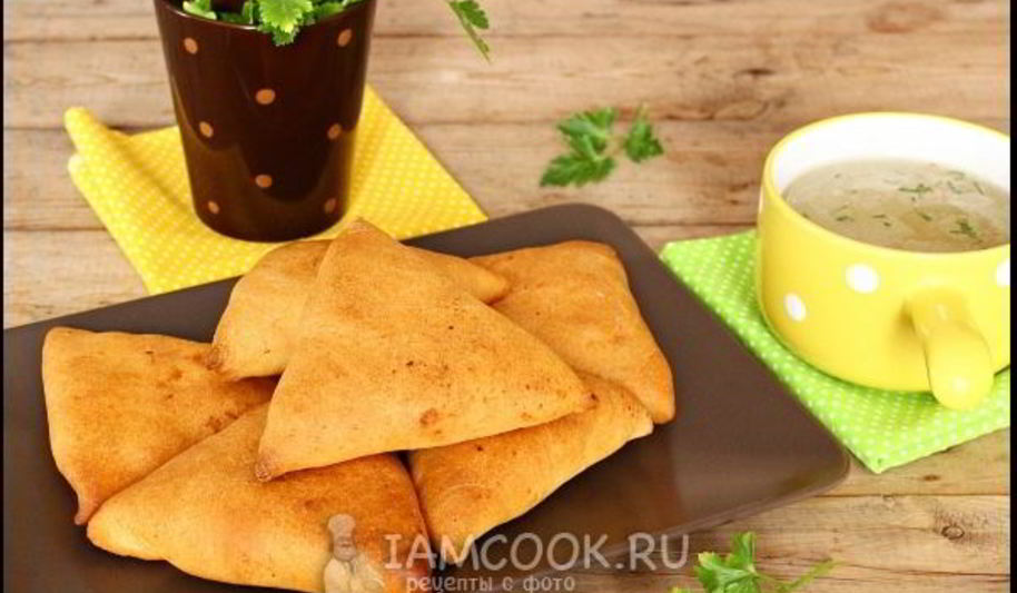 Рецепт самсы на сметанном тесте