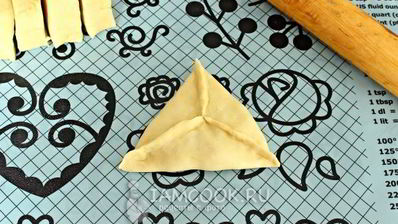 самса на сметанном тесте