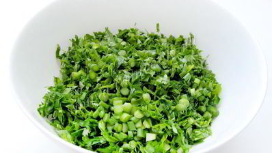 самса с брынзой и зеленью