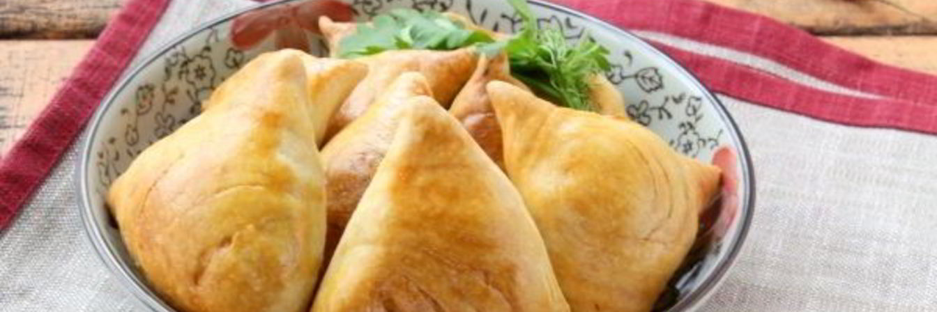 Самса с картофелем и сыром