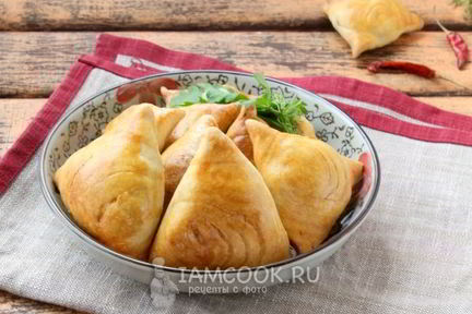 Самса с картофелем и сыром