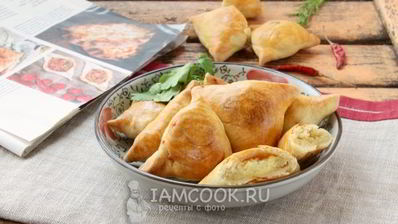 самса с картофелем и сыром