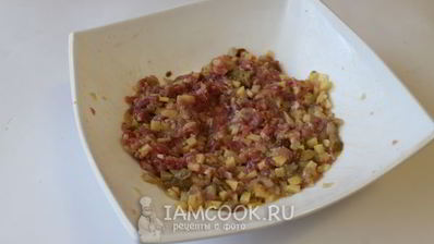 самса с мясом и картошкой