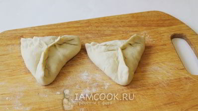 самса с мясом и картошкой