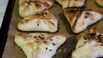 самса с мясом и картошкой