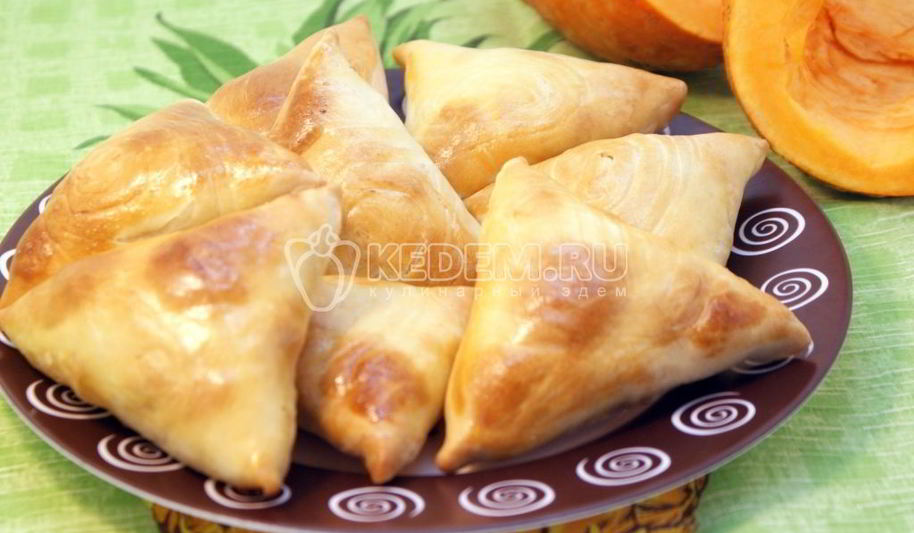 Рецепт самсы с тыквой