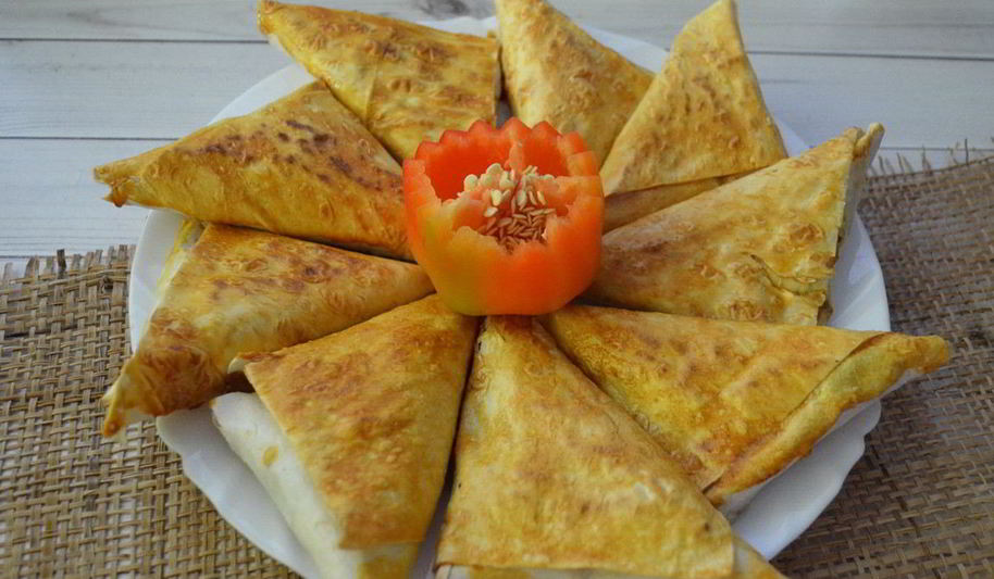 Рецепт самсы в лаваше