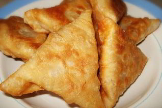 Слоеная самса с сочным мясом