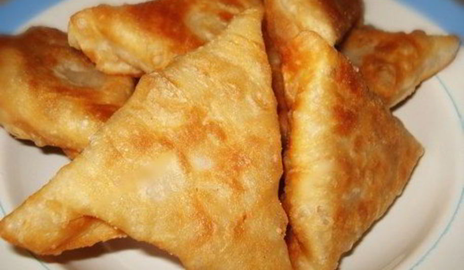 Рецепт слоеной самсы с сочным мясом