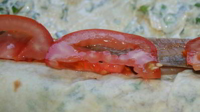 селедка в лаваше