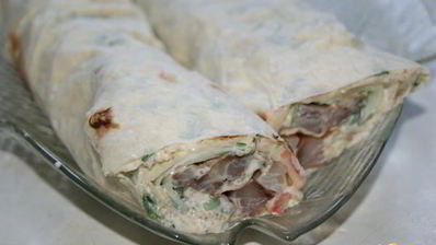 селедка в лаваше