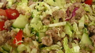 домашняя шаурма с фаршем