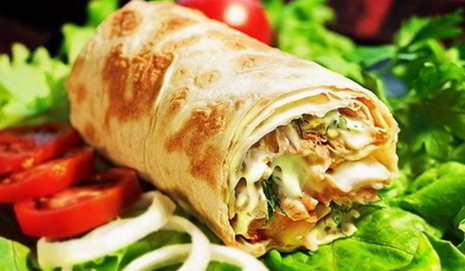 Рецепт домашней шаурмы с овощами и куриной грудкой