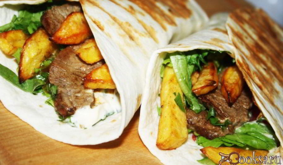 Рецепт домашней шаурмы с телятиной