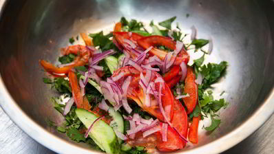 овощная шаурма