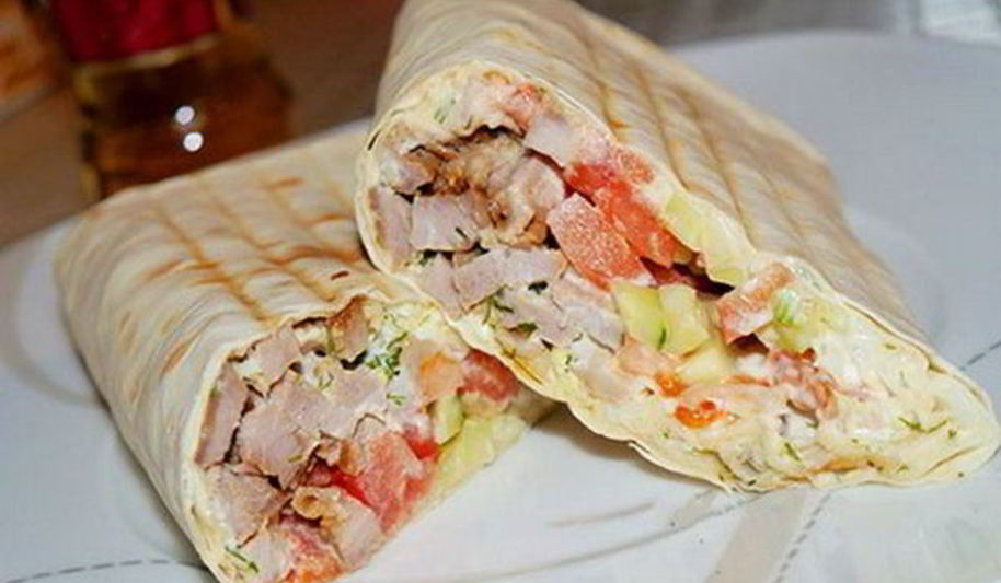 Рецепт шаурмы домашней со свининой