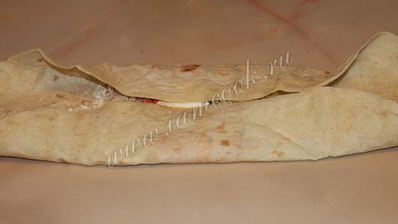 шаурма по-домашнему с курицей