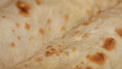 шаурма по-домашнему с курицей