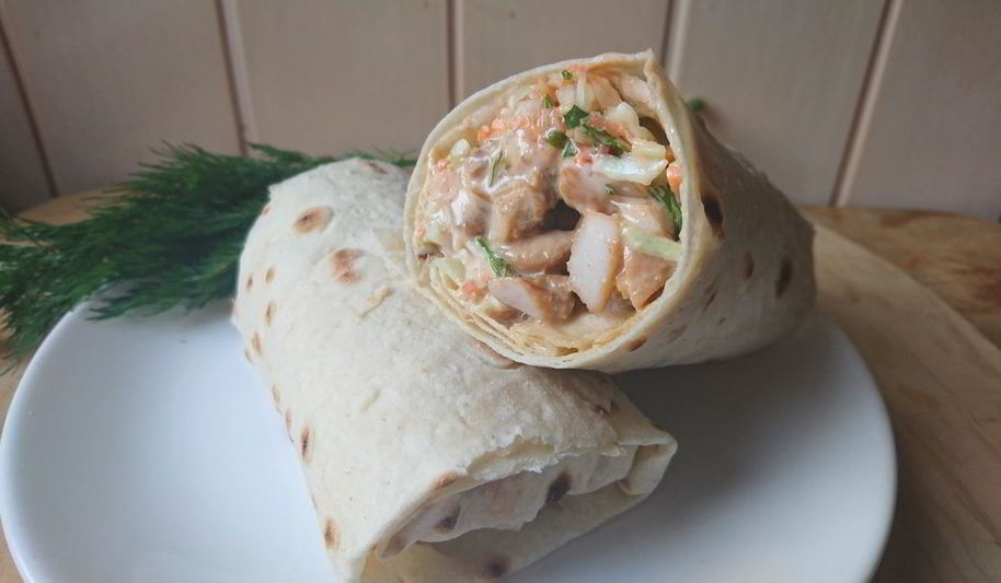 Рецепт шаурмы с домашним майонезом