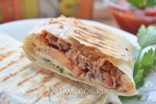 Шаурма с фаршем