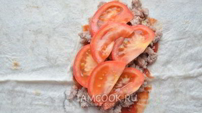 шаурма с фаршем