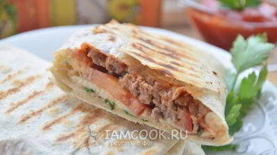 шаурма с фаршем