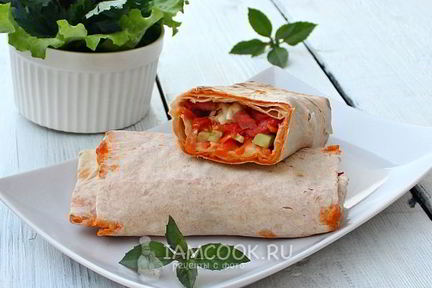 Шаурма с колбасой